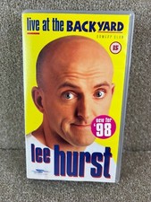 VHS Video Tape - Lee Hurst - Live At The Backyard - Comedy Club - Cert 15