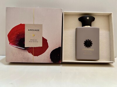 Amouage Opus XII Rose Incense 3.4 oz / 100 ml Eau De Parfum New in Damaged Box