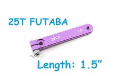 1PC 1.5" Heavy Duty Aluminum 25T Futaba/Savox Servo Arm Horn US GOOD SELLER/SHIP