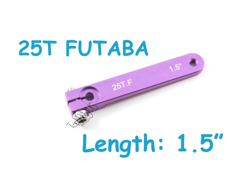 Servo Alluminio Corno 25T Filettatura M3 Dorato, Per Futaba Savox - Foto 9