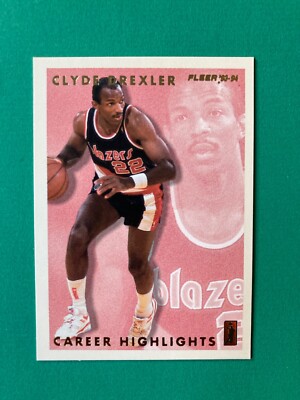 1993-94 Fleer Career Highlights #7 Clyde Drexler