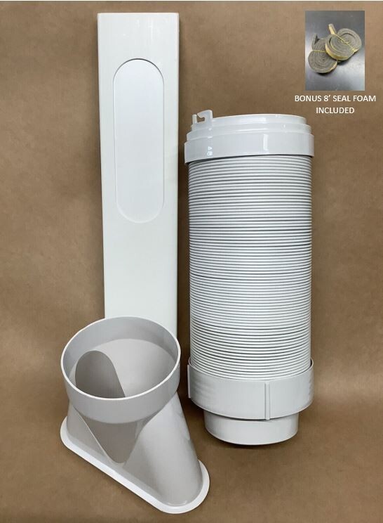 S L960 Delonghi portable air conditioner ac window install kit for units with 5. 9” hose