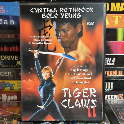 Tiger Claws II DVD 1996 Cynthia Rothrock Bolo Yeung Martial Arts Cult Action