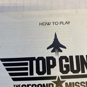 Top Gun Second Mission NES Manual Env&iacute;o Gratis