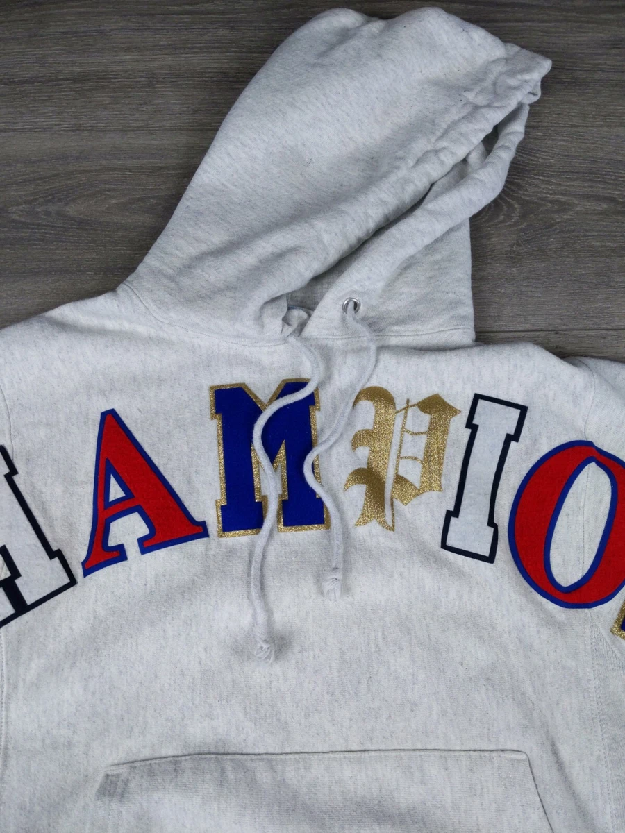 Champion old english sweatshirt clearance