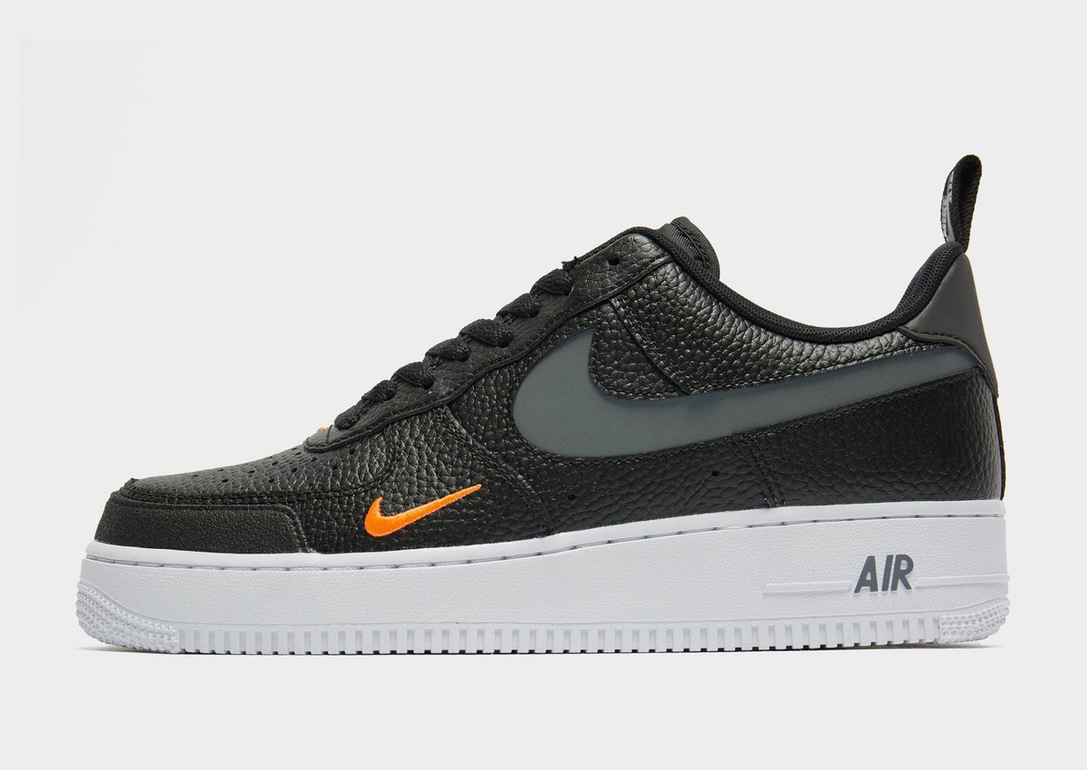 nike air force 1 07 lv8 black orange