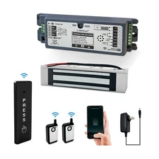 2.4GHz WiFi Access Control 400lb Holding Force Electic Magnetic Door Lock System