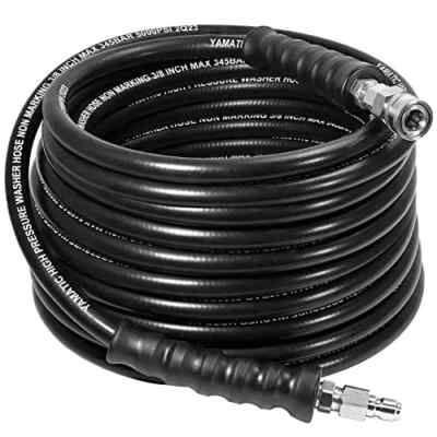#ad 3 8quot; Pressure Washer Hose 50ft With Stainless Steel Quick Connector 5000psi Nonm $140.00