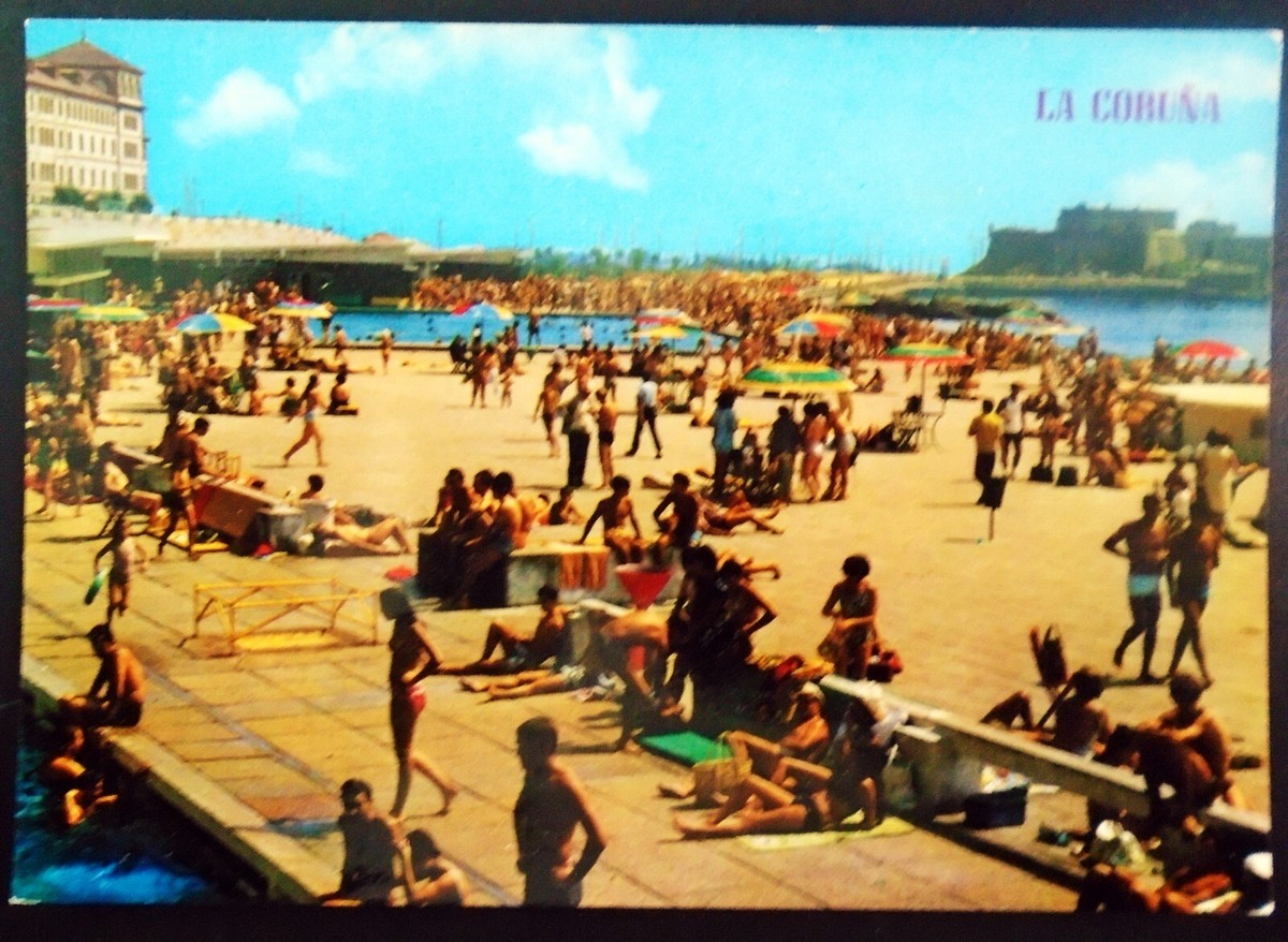 Solana’s Swimming Pool and Beach Saint Anton Castle, La Coruna, Spain