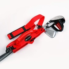 Orlimar Grab'n Go Portable Golf Club Carrier Red Color Lightweight  Durable