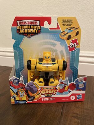Transformers Rescue Bots Academy Bumblebee 2 in 1 Car or Action Figure NEW