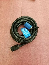 *NEW* 6ft BLACK CoAxial Cable PCT A6TSBVV RG6 (ETL)us CATV CM BM -AT190302l