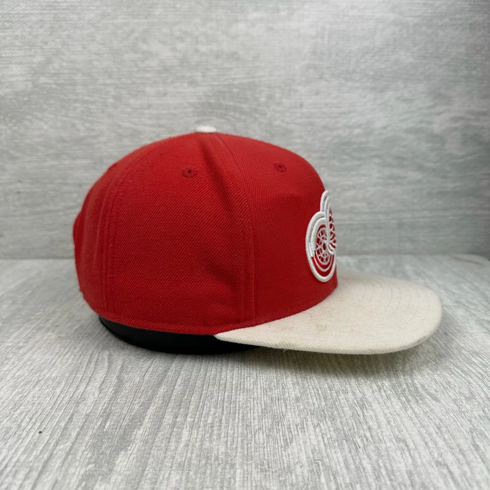 Detroit Red Wings Hat Cap Snap Back Red Reebok NHL Hockey Logo - Image 4 of 4