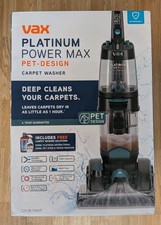 Image of Brand New + Sealed VAX Platinum Power Max Pet-Design Carpet Cleaner CDCW-PMXP