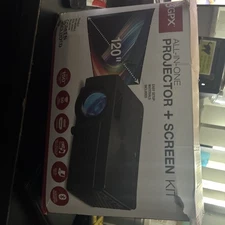 GPX 120" All-in-One Movie Projector and Screen Kit