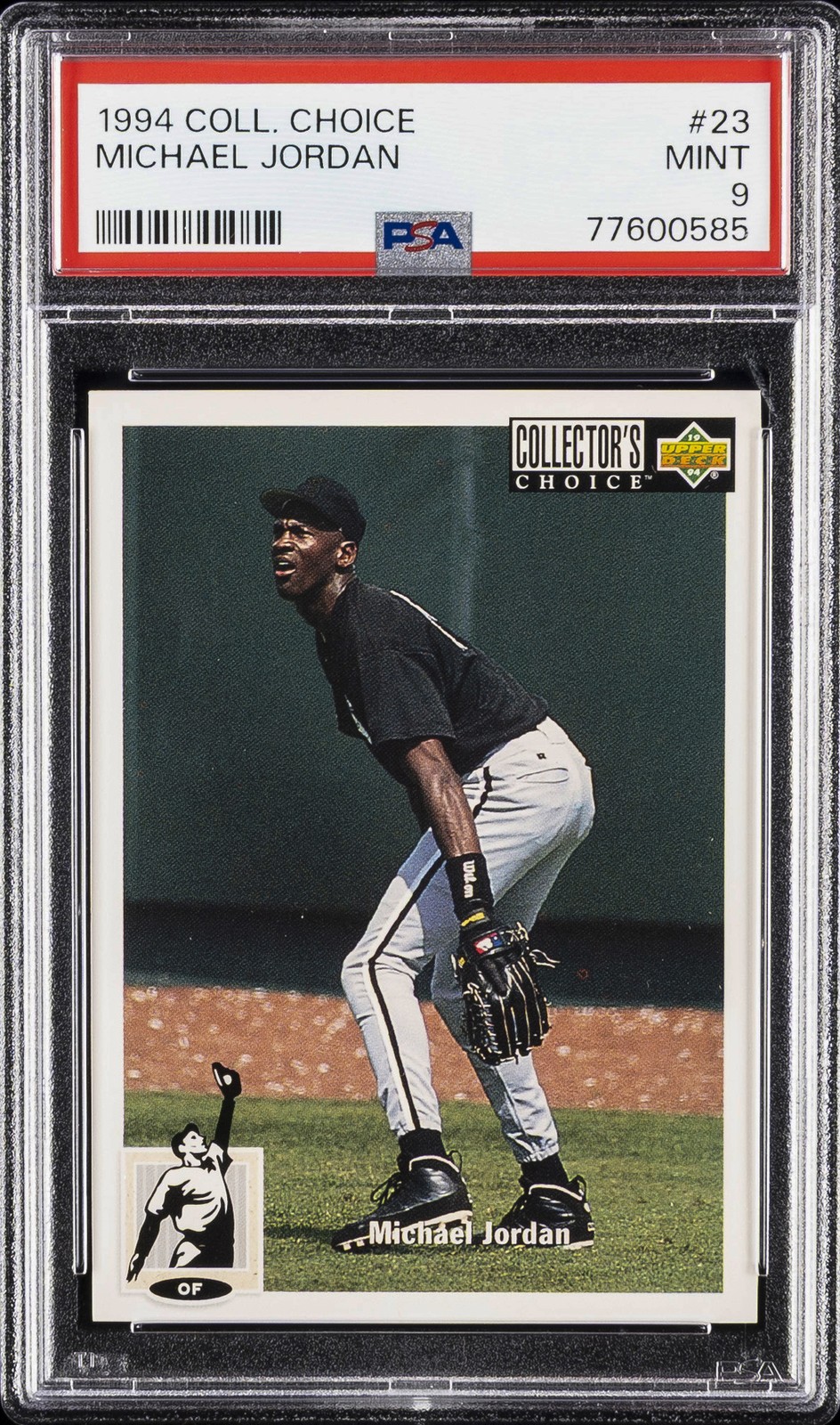 1994 COLLECTOR'S CHOICE #23 MICHAEL JORDAN PSA 9