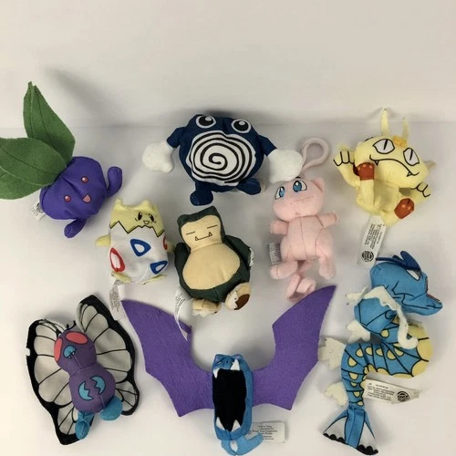 Vintage Pokémon Burger King Plush Toys  RARE Lot of 9 1999 2000
