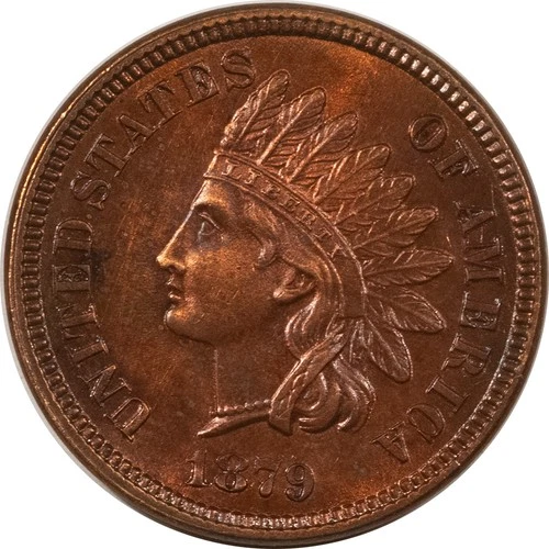 1879 INDIAN CENT - RED-BROWN! UNCIRCULATED BUT QUESTIONABLE COLOR!