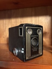 vintage Kodak Brownie Target Six-20 box camera, produced Eastman Kodak And Case