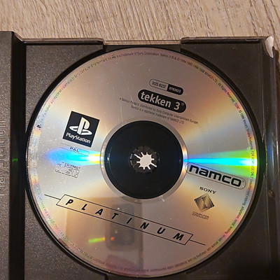 Tekken 3 Sony PlayStation 1 PS1 PAL Platinum 1998 Sony Computer Ent. Europe