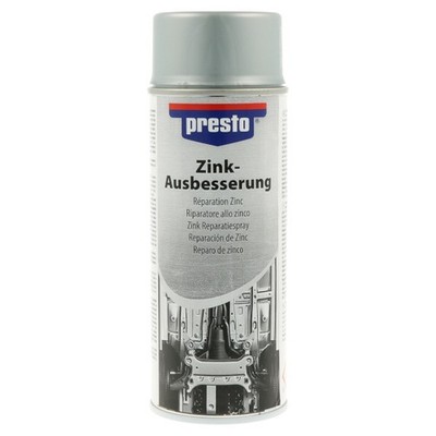 Zinc Spray Presto Zinc Touch Up Cathodic Corrosion Protection 400ml