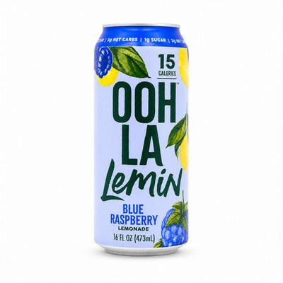 Ooh La Lemin Blue Raspberry Lemonade with Zero Sugar Refreshing Taste - 16 FL OZ