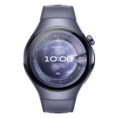 Aussteller HUAWEI WATCH 5 46mm Smartwatch lila iOS Android Gesundheitstracking