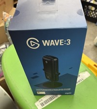 Elgato Wave 3 Wired Cardioid Condenser Wired Microphone Brand NEW Sealed