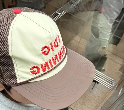 Alex Zono I Dig Running Trucker Hat OG Brown Mesh Trucker Cap