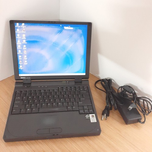 Vtg Dell Latitude CSx H500XT Pentium III 256MB RAM 12GB HDD Model PMP Win98 READ