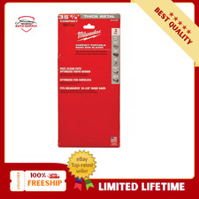Milwaukee 48-39-0509 35-3/8" Compact Band Saw Blade 10 TPI 3PK Thick Metal