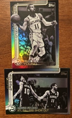 2025-26 Topps   Target Exclusive Blackout, 2 Card Atlanta Hawks Special   