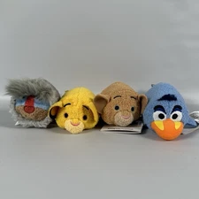 Disney Tsum Tsum Mini Plush Lot – The Lion King (Rafiki Simba Nala Zazu)