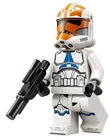 LEGO Star Wars 332nd Clone Trooper Minifigure Phase 2 + Blaster 75449 75359 NEW