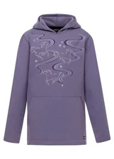 Kerrits Kids Ride The Wind Fleece Hoodie - Violetdawn