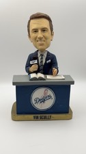 ⚾️ Vin Scully Dodgers Bobblehead Announcer Desk SGA 2012 No Box MLB ⚾️