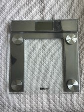 THINNER by CONAIR Digital Glass Weight Scale Silver