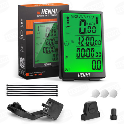 Kilometerzähler Wasserdicht Funk Fahrradcomputer LCD Fahrrad Tachometer Radfahre