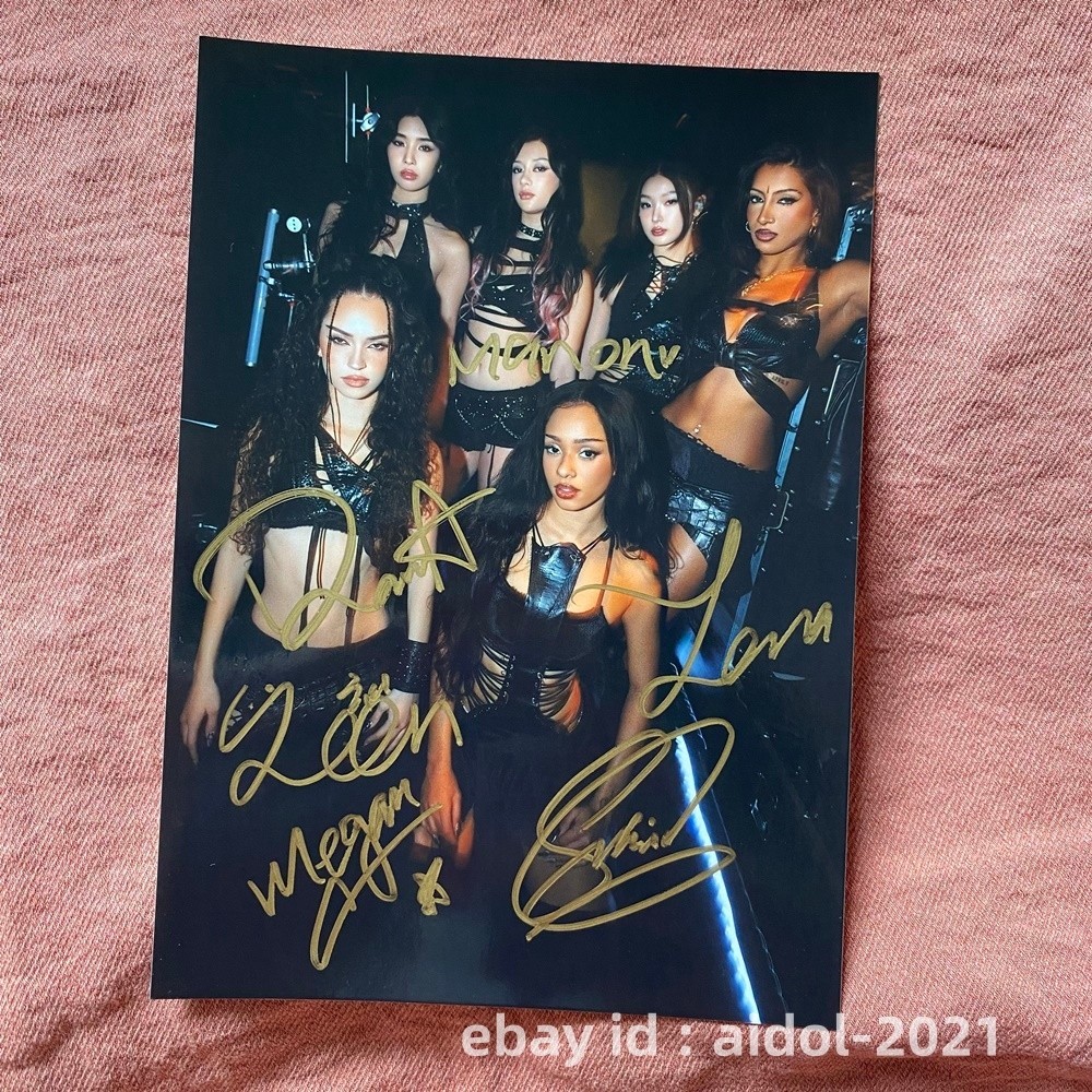 KATSEYE Autographed Signed Photo POP Collection Collectibles 5*7