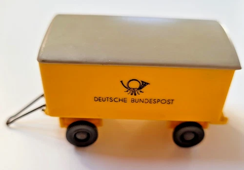 Wiking Old H0 1/87 Post Trailer Federal Post 1023