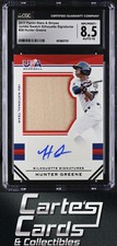 Hunter Greene 2017 Stars Stripes 28 Jumbo Silhouette Auto Bat 79/99 CGC 8.5