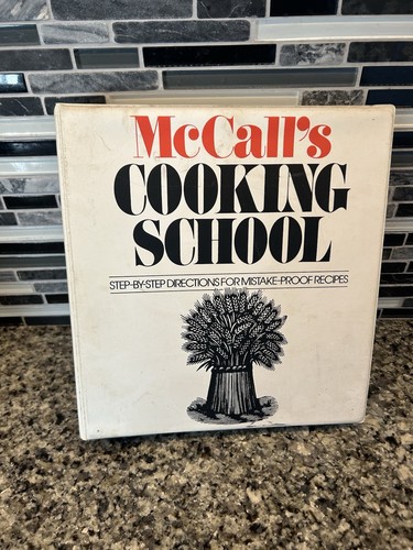 McCalls Kochschule Schritt für Schritt Kochbuch 3 Ringe Ordner Fehlersicher Rezept - Bild 1 von 6