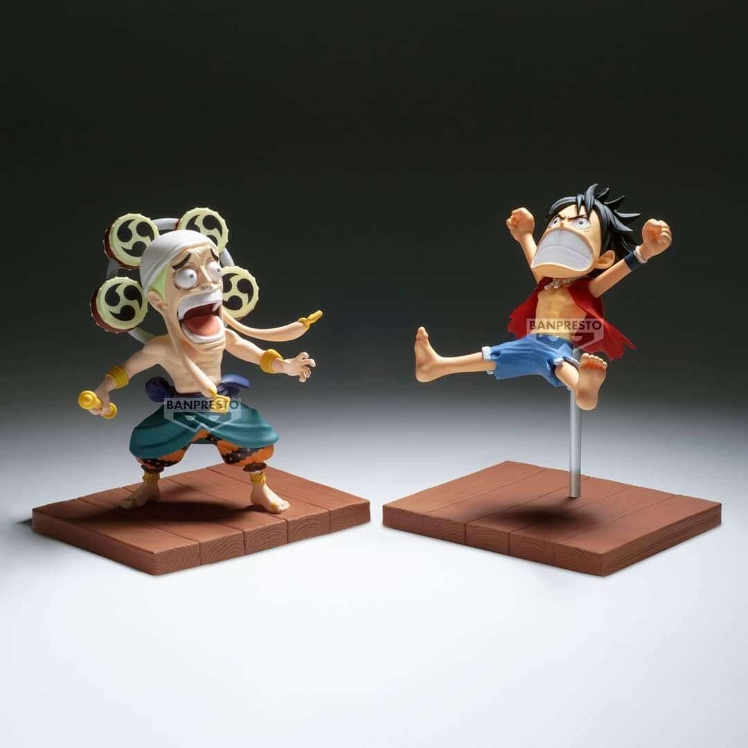 Figurine Luffy One Piece WCF Log Stories Banpresto en PVC de 10cm