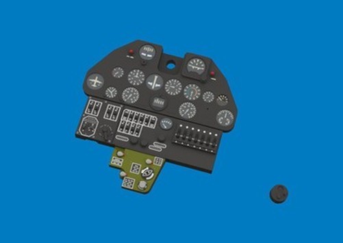 EDUARD 644295 1/48 P-40E LooK Brassin for EDUARD