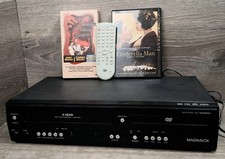 Magnavox DV220MW9 A DVD VCR Combo Player 4 Head Tested Works w/ Remote Fast Ship