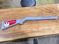Ruger 10-22 Grey Synthetic Riflecarbine 22lr Stock Black Butt-plate