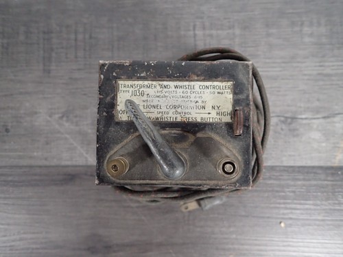 Controlador de transformador y silbato Lionel Corporation tipo 1030  | Zustand: Used