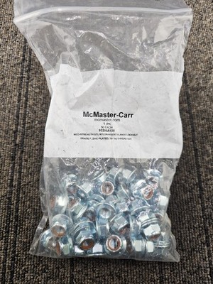 (QTY 50) McMaster-Carr 93298A130: Flange Locknut For Cam Locks 2014 + 