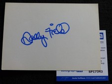 SALLY FIELD signed autograph 4x6 autographed Index Card  ACOA  COA