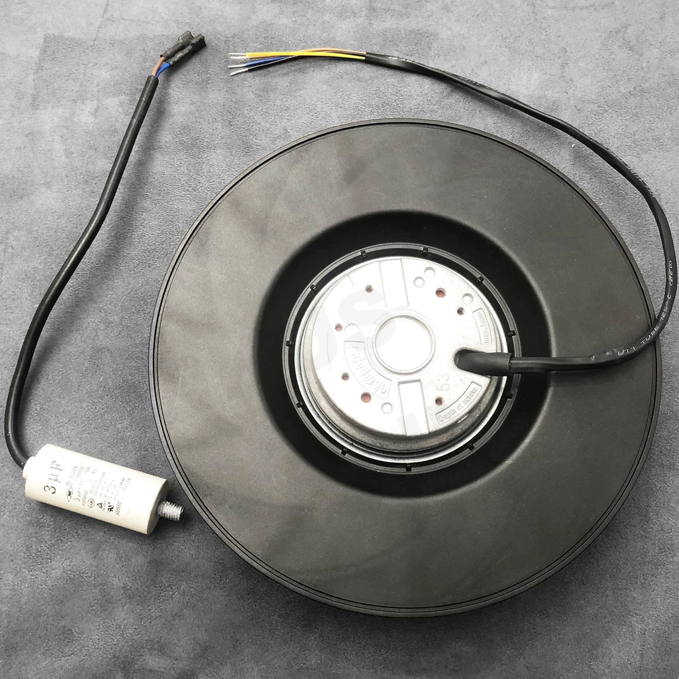 R2E220-AA40-B8 AC230V 0.4A 90W Inversor Ventilador de refrigeración centrífugo R2E220AA40B8 Foto 3 de 4